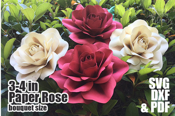 3 to 4 Inch Paper Rose Template: A 3D SVG Review for Sellers