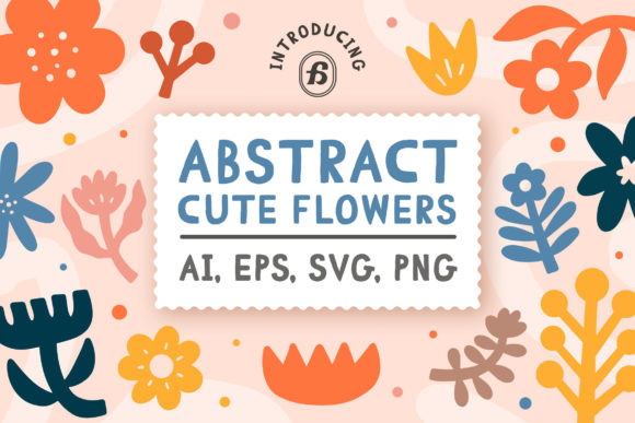 Abstract Cute Flowers Graphics and Illustrations Review
