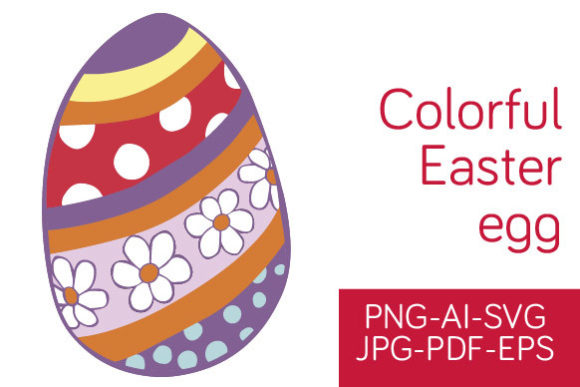 Colorful Easter Egg with Flowers Embroidery Review