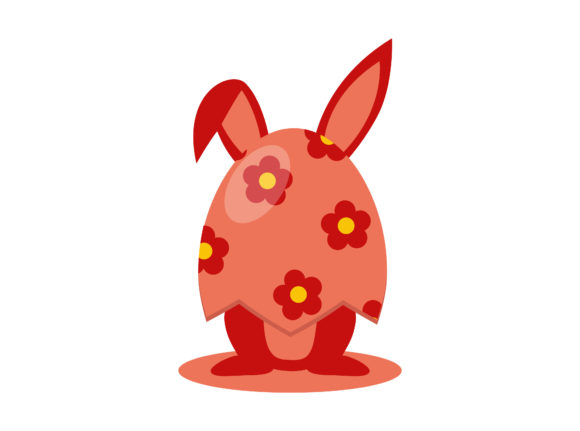 Easter Egg Flowers Bunny Flat Icon Graphics and Illustrations Review