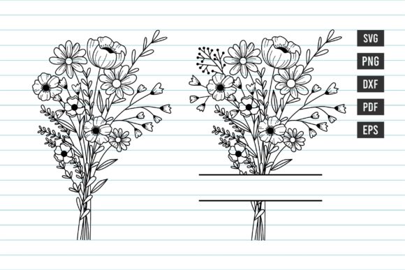 Flower Svg, Flower Bouquet Svg, Flowers Graphics and Illustrations Review