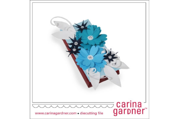 Garden Candy Bar Bouquet 3D SVG Paper Flowers