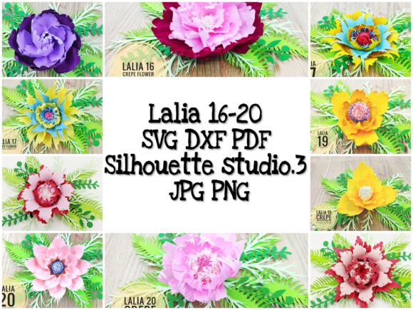 Lalia 16-20 Paper Flower Template: A 3D SVG Review for Sellers