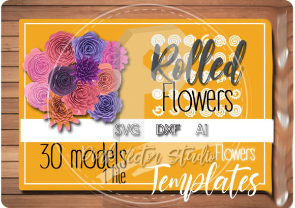 Rolled Flower Bundle: 3D SVG Paper Flowers Review