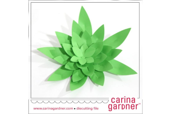 Spiky Succulent 3D SVG Paper Flowers Review