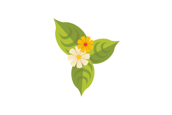 Spring Flowers White and Yellow Vector Graphics & Illustrations Review