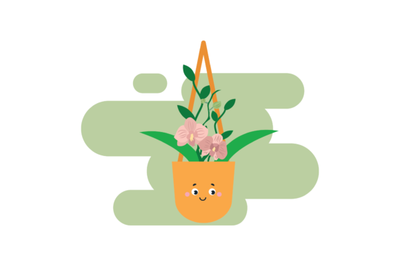 Spring Hanging Flowers Kawaii Cute Graphics and Illustrations Review
