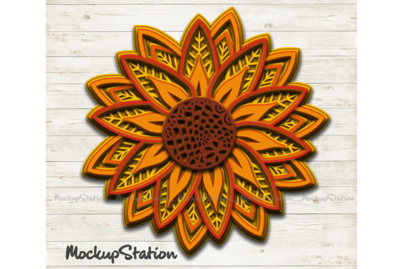 Sunflower 3D Mandala Layered Flower Review