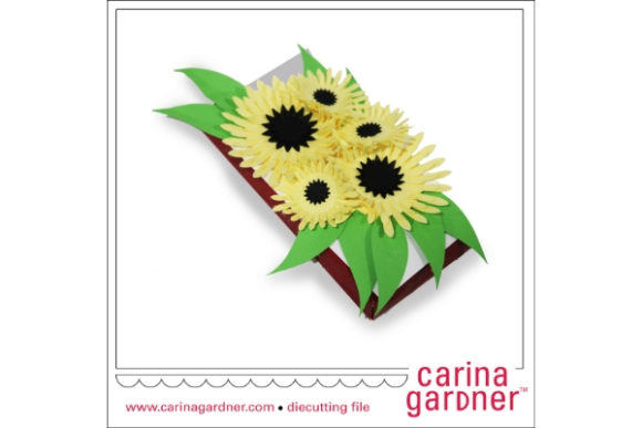 Sunflower Candy Bar Bouquet 3D SVG Paper Flowers Review